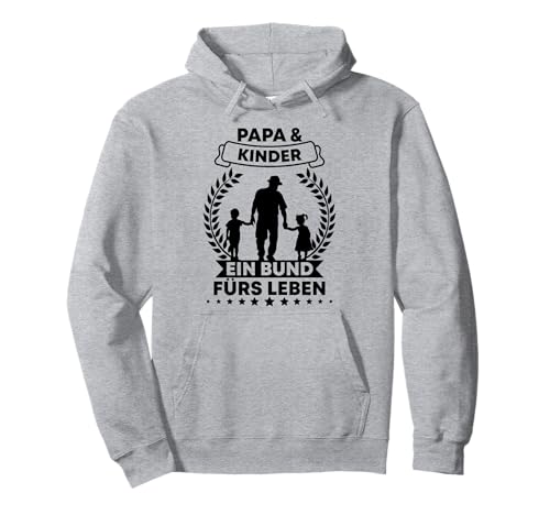Papa mit Tochter und Sohn Zweifacher Papa Vater 2 Kinder Pullover Hoodie Papa mit Tochter und Sohn Zweifacher Papa Vater 2 Kinder Pullover Hoodie von Geschenk für Papa von 2 Kindern