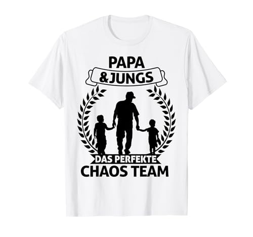 Papa von 2 Söhnen Vatertag Partnerlook Vater und zwei Jungs T-Shirt Papa von 2 Söhnen Vatertag Partnerlook Vater und zwei Jungs T-Shirt von Geschenk für Papa von zwei Söhnen