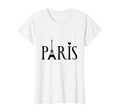 Eifelturm Paris T-Shirt Damen T-Shirt Eifelturm Paris T-Shirt Damen T-Shirt von Geschenk für Paris Fans und Paris Lover