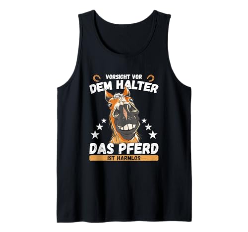 Herren Pferde Gadgets Glücksbringer Pferdehalter Pferdeliebhaber Tank Top von Geschenk für Pferdeliebhaber Mann & Pferde Gadgets