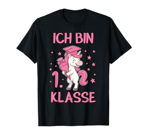 Schule Einschulung Schulkind 2025 Mädchen Schultüte Füllung T-Shirt von Geschenk für Schultüte Co.