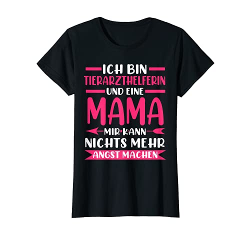 Damen Tierarzthelferin Mutter Tiermedizin T-Shirt Damen Tierarzthelferin Mutter Tiermedizin T-Shirt von Geschenk für Tiermedizin & Tiere