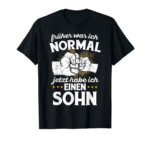 Vatertag Tshirt Vater Sohn Kind Papa Daddy Dad Söhne Junge T-Shirt von Geschenk für Vater Sohn Söhne Tag Papa Herren