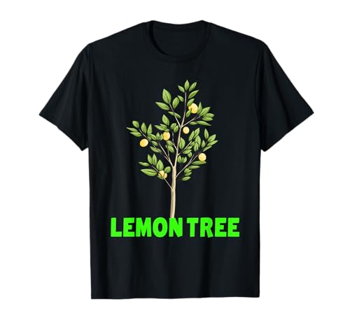 Lemon Tree Zitrus Frucht Damen Herren Kinder T-Shirt von Geschenk für Veganer Vegetarier Geschenkidee