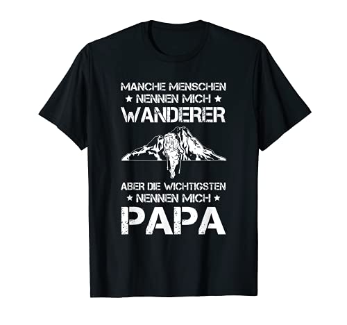 Herren Wanderer Vater Bergsteigen T-Shirt Herren Wanderer Vater Bergsteigen T-Shirt von Geschenk für Wanderer & Wander