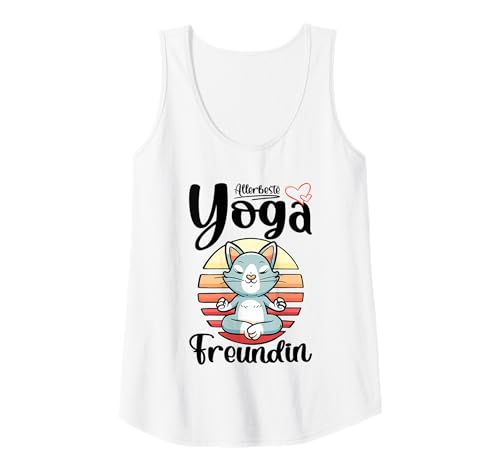 Damen Witzige Katzen Gadgets Yogis Allerbeste Yoga Freundin Tank Top Damen Witzige Katzen Gadgets Yogis Allerbeste Yoga Freundin Tank Top von Geschenk für Yogis und Witzige Katzen Gadgets