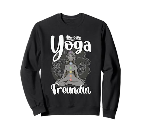 Allerbeste Yoga Freundin Yogaunterricht Frauen Gadgets Yogis Sweatshirt Allerbeste Yoga Freundin Yogaunterricht Frauen Gadgets Yogis Sweatshirt von Geschenk für Yogis und Yoga Gadgets