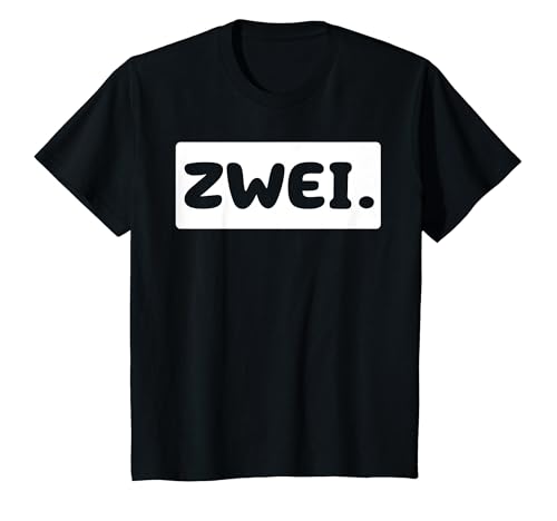 Kinder Zahl 2 Geburtstag 2 Jahre zweiter Geburtstag Jungen Mädchen T-Shirt Kinder Zahl 2 Geburtstag 2 Jahre zweiter Geburtstag Jungen Mädchen T-Shirt von Geschenk für den zweiten Geburtstag 2 Jahre Deko