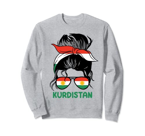 Kurdistan Frauen und Mädchen Kurdin Kurdische Flagge Sweatshirt Kurdistan Frauen und Mädchen Kurdin Kurdische Flagge Sweatshirt von Geschenk für stolze Kurden
