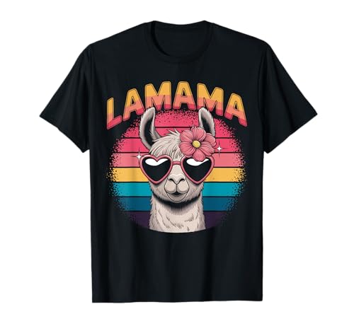 Lamama Mama Lama Alpaca Fresh Mum Pregnancy Mother's Day T-Shirt von Geschenk für werdende Eltern und werdende Mamas