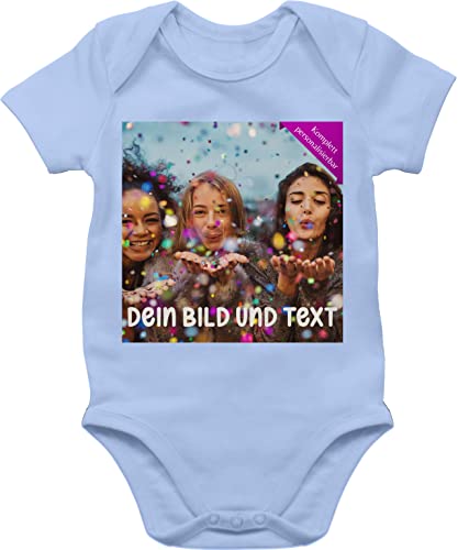 Baby Body Junge Mädchen - Foto eigenem - Fotogeschenk I Geschenk Bild personalisiert I Geschenk mit Bild I Custom Photo - 3/6 Monate - Babyblau - bodys selbst beschreiben babygeschenke neffe Baby Body Junge Mädchen - Foto eigenem - Fotogeschenk I Geschenk Bild personalisiert I Geschenk mit Bild I Custom Photo - 3/6 Monate - Babyblau - bodys selbst beschreiben babygeschenke neffe von Geschenk mit Namen personalisiert by Shirtracer