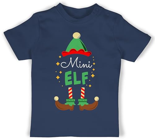 Baby T-Shirt Mädchen Jungen - Weihnachten Geschenke - Mini Elf mit Wunschtext Kinder Text - 18/24 Monate - Navy Blau - Christmas Shirt Weihnachts Tshirt weihnachtliche t weinachts Weinachten Baby T-Shirt Mädchen Jungen - Weihnachten Geschenke - Mini Elf mit Wunschtext Kinder Text - 18/24 Monate - Navy Blau - Christmas Shirt Weihnachts Tshirt weihnachtliche t weinachts Weinachten von Geschenk mit Namen personalisiert by Shirtracer