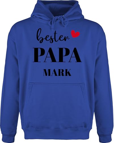 Hoodie Herren Pullover Männer - Bester Papa Geschenk Vatertag personalisiert I Papi Geschenk Vater I Vatertagsgeschenk für Väter - XL - Royalblau - personalisierter dad Father personalisierte Hoodie Herren Pullover Männer - Bester Papa Geschenk Vatertag personalisiert I Papi Geschenk Vater I Vatertagsgeschenk für Väter - XL - Royalblau - personalisierter dad Father personalisierte von Geschenk mit Namen personalisiert by Shirtracer