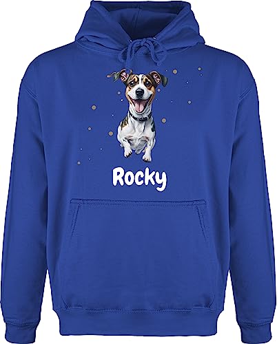 Hoodie Herren Pullover Männer - Hunde - Jack Russel Terrier - Hundebesitzern Geschenk - XL - Royalblau - Hund Hundebesitzer personalisierter Hunde. hundemotive hundemotiven hundemotiv hundespruch von Geschenk mit Namen personalisiert by Shirtracer