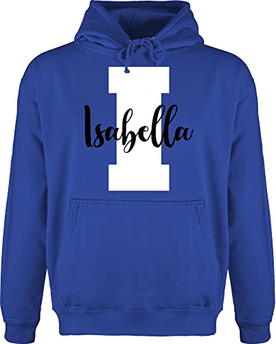 Hoodie Herren Pullover Männer - Anfangsbuchstabe mit Name - Personalisiert Initialen Buchstabe mit Namen Bedrucken Custom GIF Persönliche Geschenkidee Geschenk - M - Royalblau - personalisierter von Geschenk mit Namen personalisiert by Shirtracer