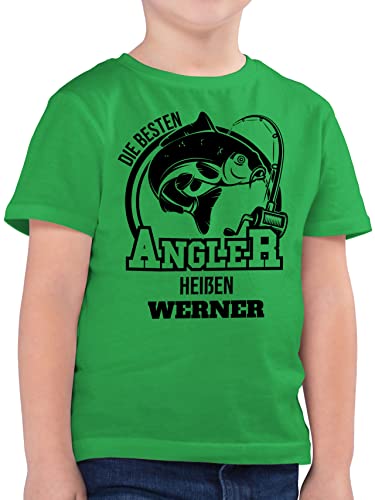 Kinder T-Shirt Jungen - Angeln - Angler Geschenk - 152 (12/13 Jahre) - Grün - Angel Sachen Shirt Fisch Shirts Geschenke t Name Tshirt angelzubehör personalisierte fischen t-Shirts von Geschenk mit Namen personalisiert by Shirtracer