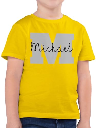 Kinder T-Shirt Jungen - Individuelles Anfangsbuchstabe für Junge - Anfangsbuchstaben Name - Persönliches Geschenk Personalisiert mit Namen Bedrucken Initialen Personalisierte Custom Buchstabe von Geschenk mit Namen personalisiert by Shirtracer