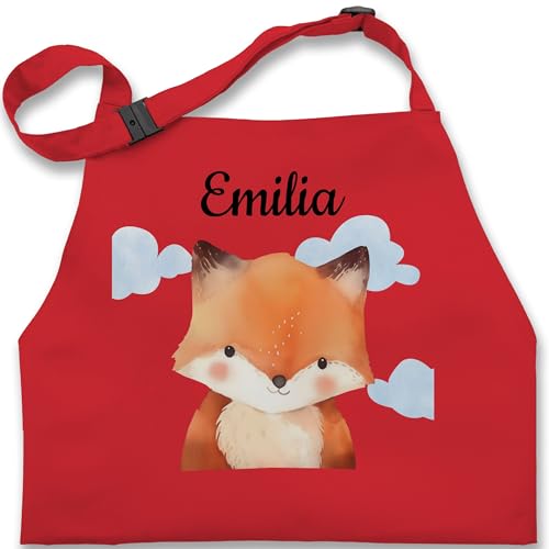 Kinderschürze Schürze Jungen Mädchen - Süßer Fuchs mit Name I Fuchsmotiv Geschenk für Kinder I Füchslein I Fox - 7-14 Jahre - Rot - verstellbares band +mit+fuchs personalisieren füchsen Kinderschürze Schürze Jungen Mädchen - Süßer Fuchs mit Name I Fuchsmotiv Geschenk für Kinder I Füchslein I Fox - 7-14 Jahre - Rot - verstellbares band +mit+fuchs personalisieren füchsen von Geschenk mit Namen personalisiert by Shirtracer