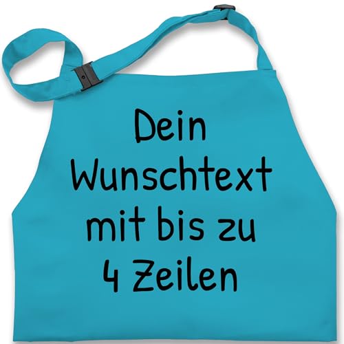 Kinderschürze Schürze Kinder Jungen Mädchen - Aufdruck selbst gestalten - Wunschdruck Text Namen I Eigener Text I Custom Text - 2-6 Jahre - Türkis - junge wunschtext trinkgeld kinderschürzen Kinderschürze Schürze Kinder Jungen Mädchen - Aufdruck selbst gestalten - Wunschdruck Text Namen I Eigener Text I Custom Text - 2-6 Jahre - Türkis - junge wunschtext trinkgeld kinderschürzen von Geschenk mit Namen personalisiert by Shirtracer