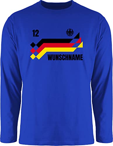 Langarmshirt Herren Langarm Shirt - 2026 Fussball WM Fanartikel - Deutschland Trikot mit Name und Nummer Germany - XL - Royalblau - em 2024 Bekleidung fußball German fußball. deutsche Fussball-wm Langarmshirt Herren Langarm Shirt - 2026 Fussball WM Fanartikel - Deutschland Trikot mit Name und Nummer Germany - XL - Royalblau - em 2024 Bekleidung fußball German fußball. deutsche Fussball-wm von Geschenk mit Namen personalisiert by Shirtracer