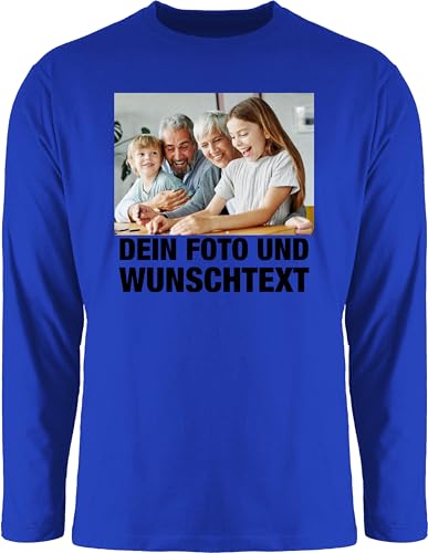 Langarmshirt Herren Langarm Shirt - Mit Foto I Eigenem Bild I Text I Name I Wunschtext - XXL - Royalblau - Familie selbst gestalten personalisiertem personalisiertes Photo Shirts herrenshirt Langarmshirt Herren Langarm Shirt - Mit Foto I Eigenem Bild I Text I Name I Wunschtext - XXL - Royalblau - Familie selbst gestalten personalisiertem personalisiertes Photo Shirts herrenshirt von Geschenk mit Namen personalisiert by Shirtracer
