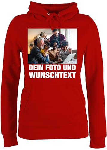 Pullover Damen Hoodie Frauen - Geschenk mit Bild I eigenem Foto I Name I eigener Text I Wunschtext - XXL - Rot - Kapuzenpullover Pulli selber gestalten selbst drucken own Photo Hoodies einge Pullover Damen Hoodie Frauen - Geschenk mit Bild I eigenem Foto I Name I eigener Text I Wunschtext - XXL - Rot - Kapuzenpullover Pulli selber gestalten selbst drucken own Photo Hoodies einge von Geschenk mit Namen personalisiert by Shirtracer