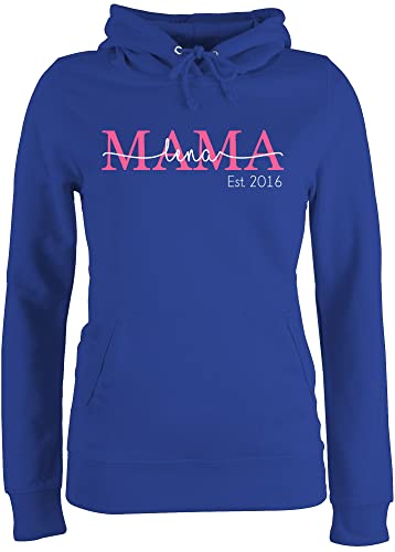 Pullover Damen Hoodie Frauen - Mama Mom Mutti Geschenk zum Muttertag - L - Royalblau - Mutter Tags Geschenke mutterzagsgeschenke muttertasgsgeschenke est Hoody muttertagsgeschenk muttertaggeschenke von Geschenk mit Namen personalisiert by Shirtracer