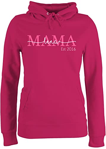 Pullover Damen Hoodie Frauen - Mama Mom Mutti Geschenk zum Muttertag - XXL - Fuchsia - Mutter Tags Geschenke mutterzagsgeschenke muttertasgsgeschenke est Hoody muttertagsgeschenk muttertaggeschenke von Geschenk mit Namen personalisiert by Shirtracer
