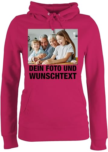 Pullover Damen Hoodie Frauen - Mit Foto I Eigenem Bild I Text I Name I Wunschtext - XL - Fuchsia - Pulli selber gestalten selbst drucken Photo Hoodies personalisierte muttertagsgeschenke Pullover Damen Hoodie Frauen - Mit Foto I Eigenem Bild I Text I Name I Wunschtext - XL - Fuchsia - Pulli selber gestalten selbst drucken Photo Hoodies personalisierte muttertagsgeschenke von Geschenk mit Namen personalisiert by Shirtracer