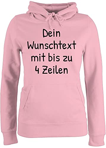 Pullover Damen Hoodie Frauen - Aufdruck selbst gestalten - Wunschdruck Text Namen I Eigener Text I Custom Text - XXL - Hellrosa - Schriftzug wunschtext Trinkgeld Pulli selber Machen personalisierte Pullover Damen Hoodie Frauen - Aufdruck selbst gestalten - Wunschdruck Text Namen I Eigener Text I Custom Text - XXL - Hellrosa - Schriftzug wunschtext Trinkgeld Pulli selber Machen personalisierte von Geschenk mit Namen personalisiert by Shirtracer