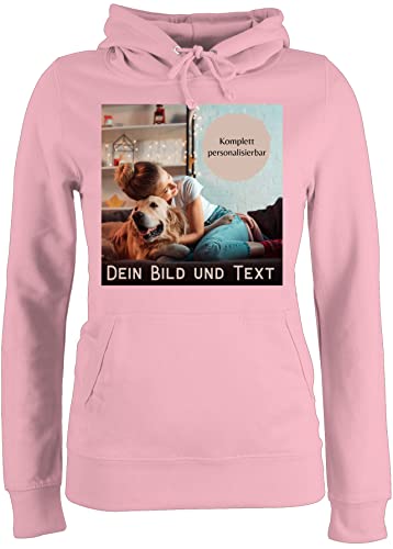Pullover Damen Hoodie Frauen - eigenem - Foto Bild Geschenk I Dein Bild und Text - XXL - Hellrosa - selber gestalten personalisierte muttertagsgeschenke selbst drucken Photo Hoody eigenes Pulli Pullover Damen Hoodie Frauen - eigenem - Foto Bild Geschenk I Dein Bild und Text - XXL - Hellrosa - selber gestalten personalisierte muttertagsgeschenke selbst drucken Photo Hoody eigenes Pulli von Geschenk mit Namen personalisiert by Shirtracer