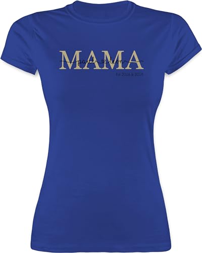 Shirt Damen - Muttertag - Mama Mutti Mom Mum - Geburtstag Weihnachten - L - Royalblau - Geschenke Tshirt Mutter für mütter personalisierte Tag Mama+Surprise Mami Tage Beste gesxhenk muttertags von Geschenk mit Namen personalisiert by Shirtracer