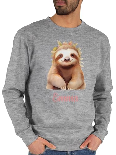 Sweater Pullover Sweatshirt Herren Damen - Faultier Aquarell | Faultier Geschenke | Faultier-Liebhaber Geschenkidee | Fauli Fans - XS - Grau meliert - Faultiere faultieren für Liebhaber Sweater Pullover Sweatshirt Herren Damen - Faultier Aquarell | Faultier Geschenke | Faultier-Liebhaber Geschenkidee | Fauli Fans - XS - Grau meliert - Faultiere faultieren für Liebhaber von Geschenk mit Namen personalisiert by Shirtracer