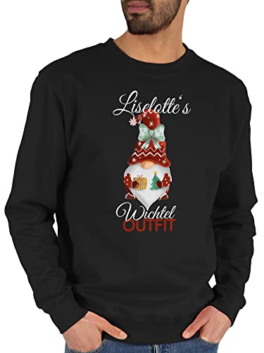 Sweater Pullover Sweatshirt Herren Damen - Weihnachten Geschenke Christmas - Wichtel Outfit mit Name - S - Schwarz - Weihnachts weihnacht weihnachtswichtel Sweatshirts weihnachtliche personalisierte Sweater Pullover Sweatshirt Herren Damen - Weihnachten Geschenke Christmas - Wichtel Outfit mit Name - S - Schwarz - Weihnachts weihnacht weihnachtswichtel Sweatshirts weihnachtliche personalisierte von Geschenk mit Namen personalisiert by Shirtracer