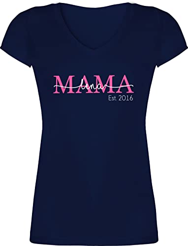 T-Shirt Damen V Ausschnitt - Mama Mom Mutti Geschenk zum Muttertag - M - Dunkelblau - mütter Shirt Tshirt v-Ausschnitt ...Mama t Geschenke schönes muttertagsgeschenk schöne muttertagsgeschenke von Geschenk mit Namen personalisiert by Shirtracer