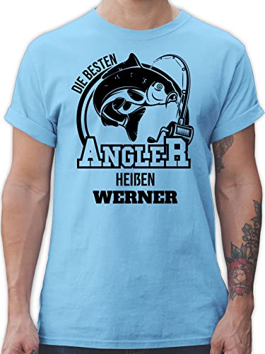 T-Shirt Herren - Angeln - Angler Geschenk - XL - Hellblau - Angel Tshirt Bilder Name Shirts Geschenke t Shirt Fisch männer angelzubehör personalisierte fischen t-Shirts Sachen Geschenk+für+Angler von Geschenk mit Namen personalisiert by Shirtracer