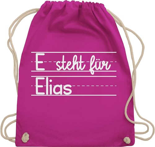 Turnbeutel Rucksack - Alphabet X steht für Name | Buchstaben Schulanfang | Buchstabe Einschulung - Unisize - Fuchsia - schul beutel schulkind personalisierter tasche sportbeutel mädchen schule von Geschenk mit Namen personalisiert by Shirtracer