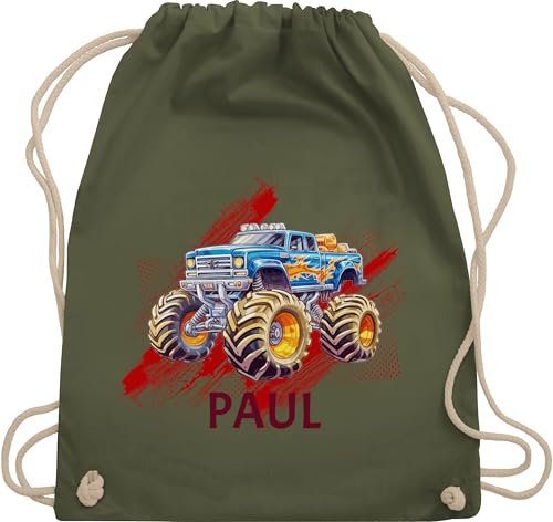 Turnbeutel Rucksack - Auto - Monstertruck mit Name | Monster Truck Personalisiert | Riesentruck - Unisize - Olivgrün - kinder kindergarten wechselbeutel cars automotiv stoffbeutel sportbeutel kita Turnbeutel Rucksack - Auto - Monstertruck mit Name | Monster Truck Personalisiert | Riesentruck - Unisize - Olivgrün - kinder kindergarten wechselbeutel cars automotiv stoffbeutel sportbeutel kita von Geschenk mit Namen personalisiert by Shirtracer
