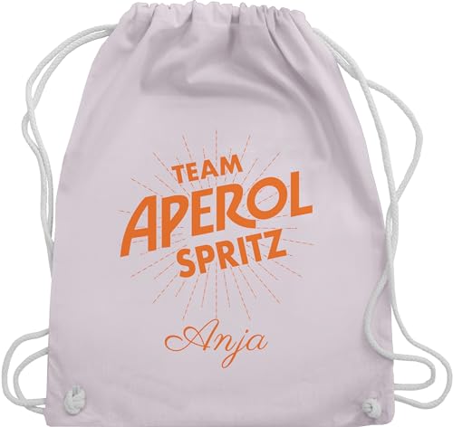 Turnbeutel Rucksack - Karneval Accessoire Fasching - Team Aperol Spritz mit Name I Mädelsabend JGA Mallorca Mädelsausflug - Unisize - Pastell Rosa - personalisieren karnevals personalisierte Turnbeutel Rucksack - Karneval Accessoire Fasching - Team Aperol Spritz mit Name I Mädelsabend JGA Mallorca Mädelsausflug - Unisize - Pastell Rosa - personalisieren karnevals personalisierte von Geschenk mit Namen personalisiert by Shirtracer