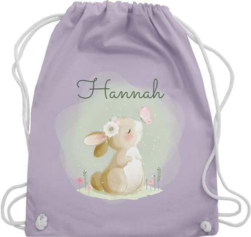 Turnbeutel Rucksack - Süßer Hase mit Name personalisiert I Hasen Geschenk Bunny I Rabbit I Kaninchen - Unisize - Pastell Lila - mädchen personalisierter beutel kinder hasenmotiv ostern Turnbeutel Rucksack - Süßer Hase mit Name personalisiert I Hasen Geschenk Bunny I Rabbit I Kaninchen - Unisize - Pastell Lila - mädchen personalisierter beutel kinder hasenmotiv ostern von Geschenk mit Namen personalisiert by Shirtracer