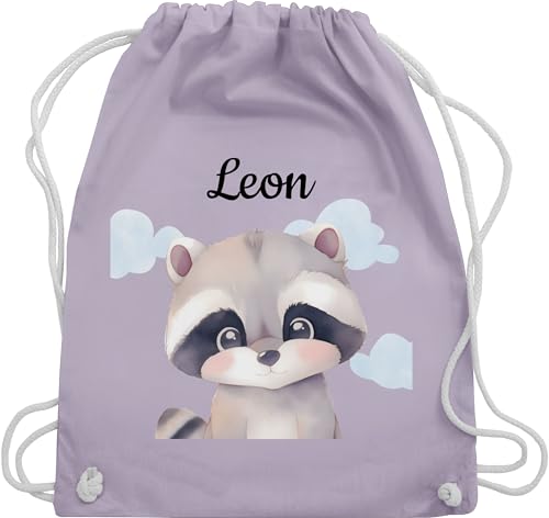 Turnbeutel Rucksack - Süßer Waschbär personalisiert I Geschenk für Kinder mit Name I Waschbär Kindermotiv I Waschbären Geschenk Ideen I Raccoons - Unisize - Pastell Lila - beutel einem Turnbeutel Rucksack - Süßer Waschbär personalisiert I Geschenk für Kinder mit Name I Waschbär Kindermotiv I Waschbären Geschenk Ideen I Raccoons - Unisize - Pastell Lila - beutel einem von Geschenk mit Namen personalisiert by Shirtracer