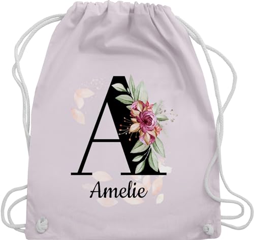 Turnbeutel Rucksack - Buchstabe anpassbar mit Name I Geschenk Initialen - Unisize - Pastell Rosa - jga beutel blumen stoffbeutel schule personalisierte buchstaben a beuteltasche kita tasche Turnbeutel Rucksack - Buchstabe anpassbar mit Name I Geschenk Initialen - Unisize - Pastell Rosa - jga beutel blumen stoffbeutel schule personalisierte buchstaben a beuteltasche kita tasche von Geschenk mit Namen personalisiert by Shirtracer