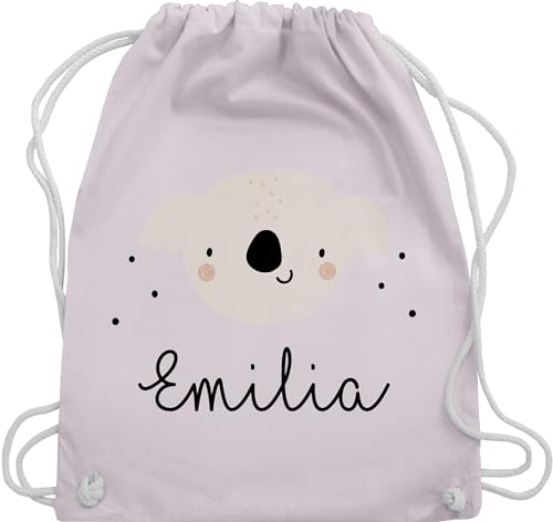 Geschenk mit Namen personalisiert by Shirtracer Turnbeutel Rucksack - Süßer Koalabär Koala Koalas - Unisize - Pastell Rosa - geschenke von Geschenk mit Namen personalisiert by Shirtracer