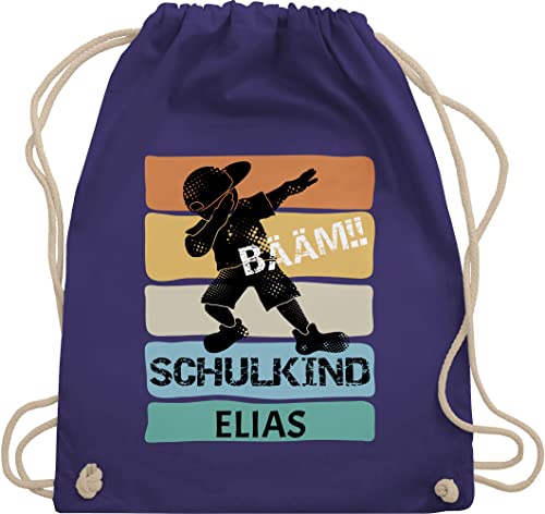 Turnbeutel Rucksack - Schulanfang Einschulung - BÄÄM Schulkind - Unisize - Lila - jungen schule schulbeutel schulkinder bäàm beutelrucksäcke für shirtracer-einschulung-schulanfang Turnbeutel Rucksack - Schulanfang Einschulung - BÄÄM Schulkind - Unisize - Lila - jungen schule schulbeutel schulkinder bäàm beutelrucksäcke für shirtracer-einschulung-schulanfang von Geschenk mit Namen personalisiert by Shirtracer