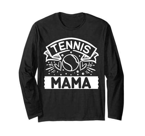 Tennis Mama Langarmshirt von Geschenk & Bekleidung Tennis Liebhaber by DIMMERCH