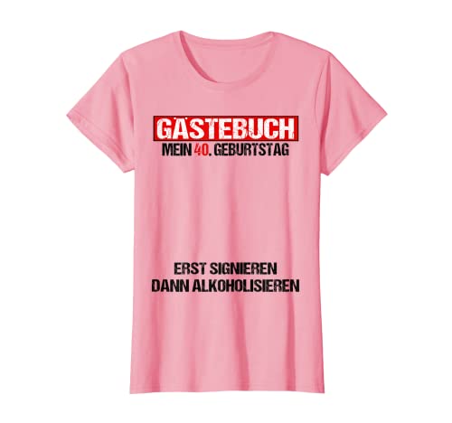 Damen 40. Geburtstag Beste Freundin 40 Geburtstag Deko Mutter Mama T-Shirt von Geschenk zum 40. Geburtstag Frauen 40 Jahre Frau