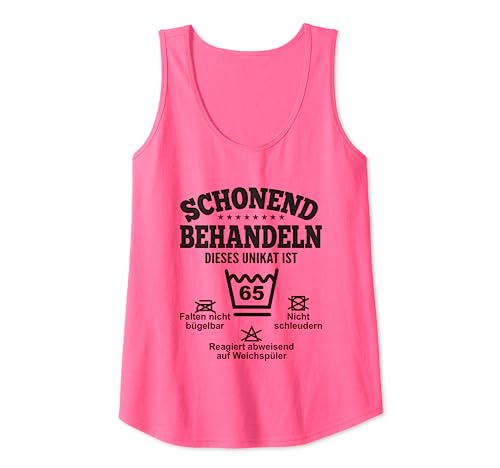 65. Geburtstag Beste Freundin 65 Geburtstag Mutter Mama Frau Tank Top von Geschenk zum 65. Geburtstag Frauen Frau 65 Jahre