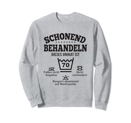 70. Geburtstag Mann Frau 70 Geburtstag Damen Herren Sweatshirt 70. Geburtstag Mann Frau 70 Geburtstag Damen Herren Sweatshirt von Geschenk zum 70. Geburtstag Mann Frau 70 Jahre