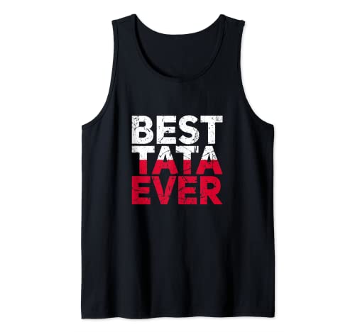 Herren Polnischer Vater Tata Vatertag Polska Tata polnisch Papa Tank Top von Geschenk zum Vatertag polnischer Papa