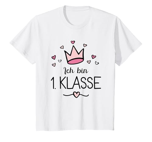 Kinder Einschulung 2025 1. Tag Grundschule Ich Bin 1. Klasse T-Shirt Kinder Einschulung 2025 1. Tag Grundschule Ich Bin 1. Klasse T-Shirt von Geschenk zur Einschulung Mädchen Erstklässlerin